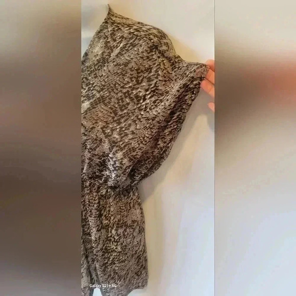 Marina Luna, snakeskin print, sheer top, size medium - Picture 9 of 9